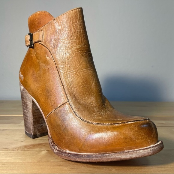 Bed Stu Isla Distressed Leather Booties - Picture 2 of 15